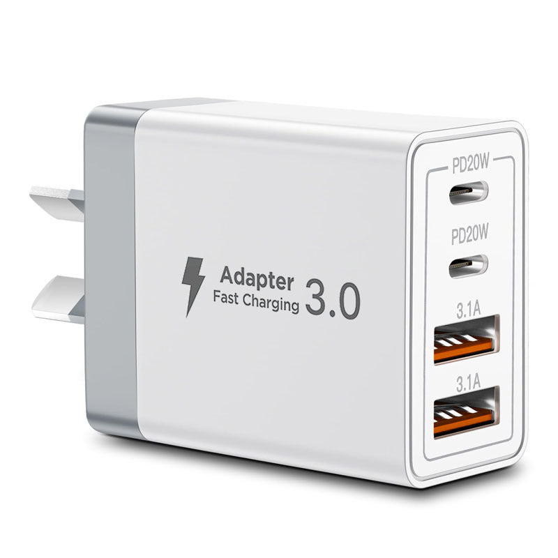 20W Dual-Port PD Fast Charger | USB-A + USB-C
