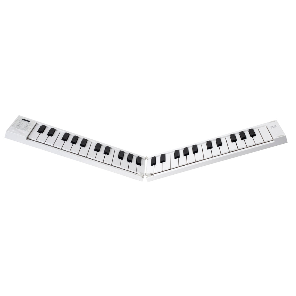MIDIPLUS 88 Keys Foldable Electronic Piano Portable Keyboard 128 Tones Rhythm 30 Demo Songs Built-in Battery with Sustain Pedal eprolo