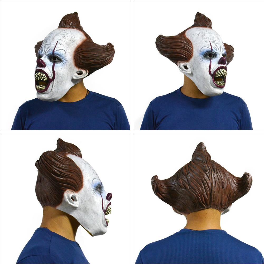 Horrifying Halloween Adults Latex Clown Mask