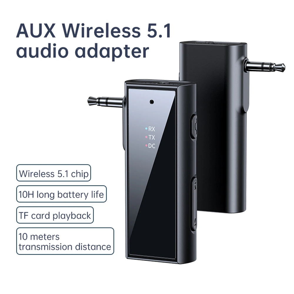 Bluetooth Audio Adapter for Car AUX, TV & PC