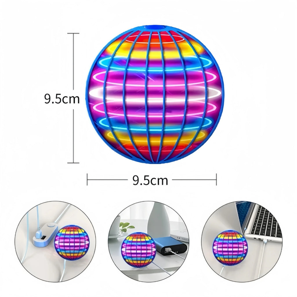 Flying Ball Boomerang Flyorb Magic With LED Lights Drone Hover Ball Fly Nova Orb Flying Spinner Fidget Toys Children Gift eprolo
