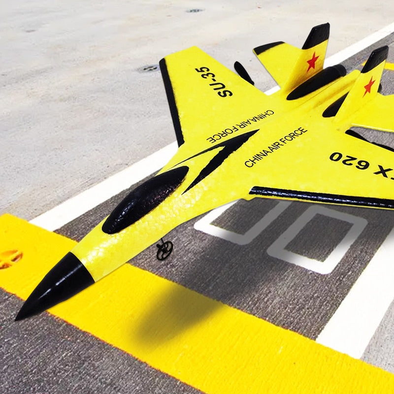 RC Foam Aircraft SU-35 Plane 2.4G Radio Control Glider Remote Control Fighter Plane Glider Airplane Foam Boys Toys for Children eprolo