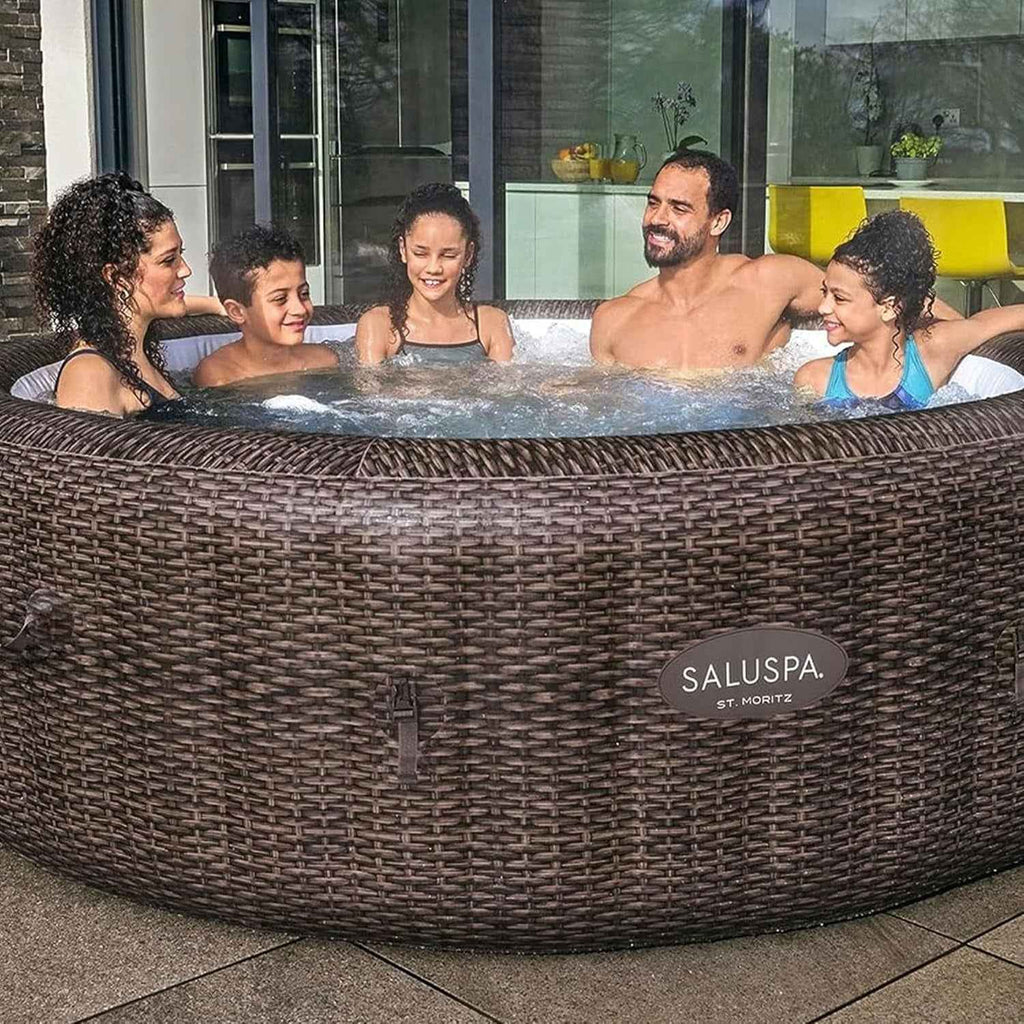 Inflatable Hot Tub 7 Person 180 Jets
