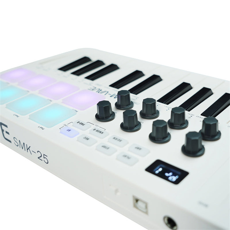 SMK-25 MIDI Arranger Keyboard RGB Pad Keyboard eprolo