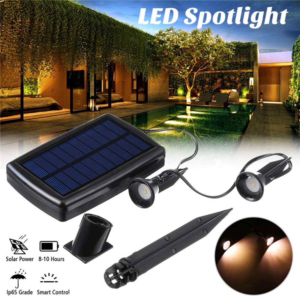 New Style Garden Lawn Solar Powered Outdoor LED Spike Light Path Landscape Waterproof IP65 Mini Solar Flood Lawn Lamp
