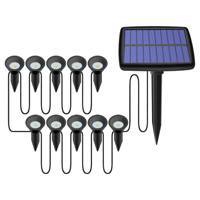 New Style Garden Lawn Solar Powered Outdoor LED Spike Light Path Landscape Waterproof IP65 Mini Solar Flood Lawn Lamp