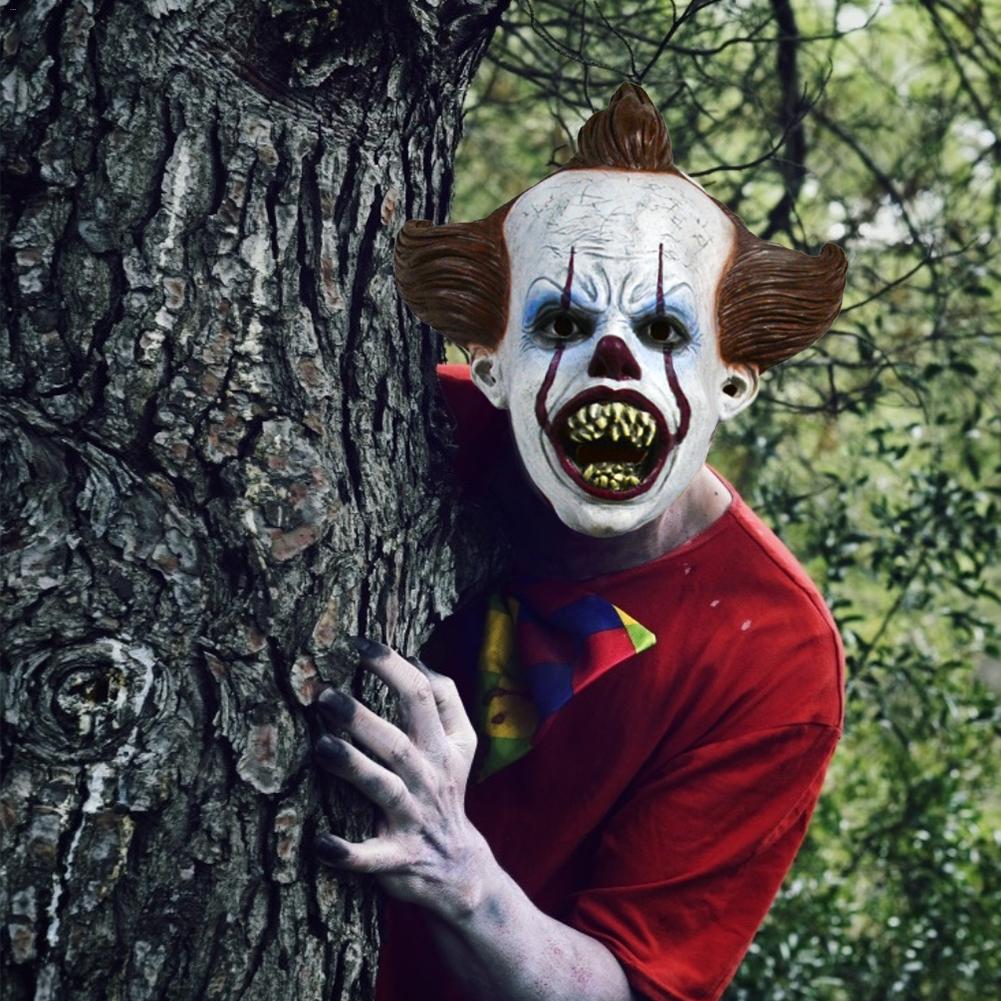 Horrifying Halloween Adults Latex Clown Mask