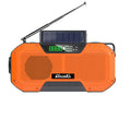 Solar emergency radio with Bluetooth speaker and flashlight