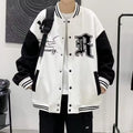 Trendy baseball jacket men's casual jacket upper garment product photo