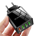 4-Port USB Fast Charger – multi-device USB wall charger product detail