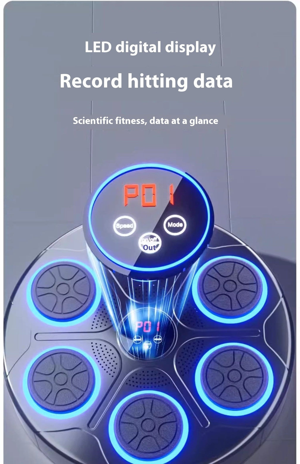 Music Boxing Machine Household With RGB Light Bluetooth-compatible