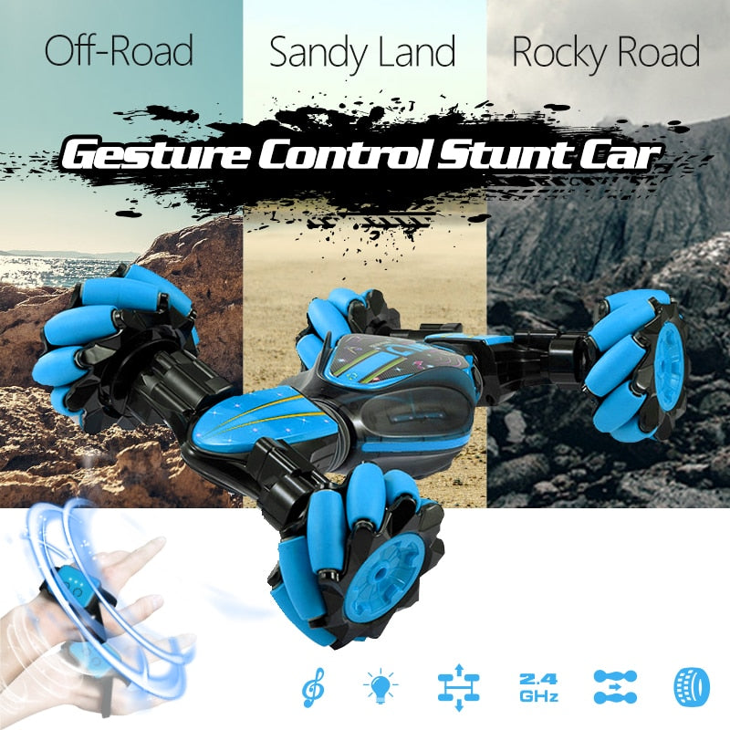 Remote Control Car Stunt Cars Toys for Boys Gesture Induction Twist Cars Machine on the Radio Electric Carros Drift RC Car eprolo