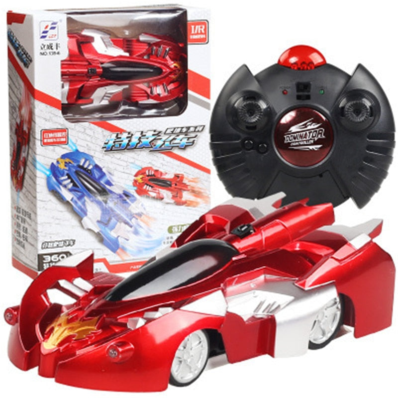 Oeak Antigravity Machine Wall Car Gift Remote Control Climbing Rc Car With Led Lights 360 Degree Rotating Stunt Toys eprolo