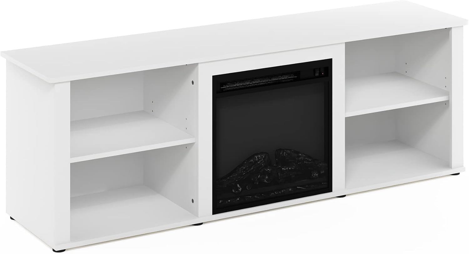 Modern 70 Inch TV Stand With Electric Fireplace