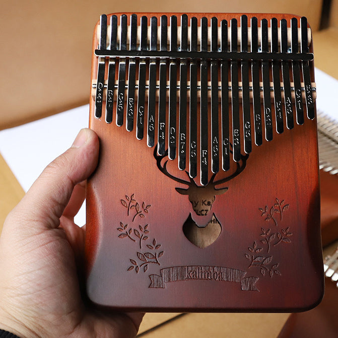 Thumb Piano Kalimba 21-Note Five-Finger Piano Girls Beginner Musical Instruments Kalimba Finger m Piano Authentic