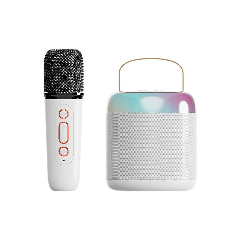 Mini Bluetooth Karaoke Speaker with Wireless Microphone product photo