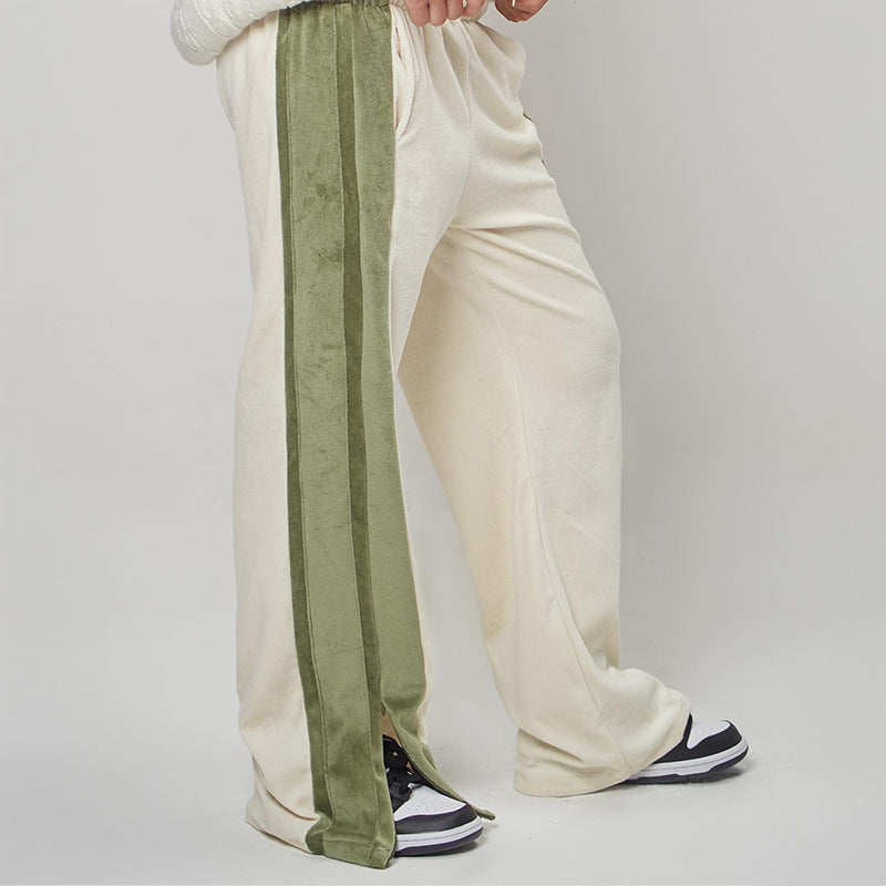 Elastic Sweatpants for Casual Wear, High Street Hip Hop Rap Street Style Y2K Sweatpants eprolo
