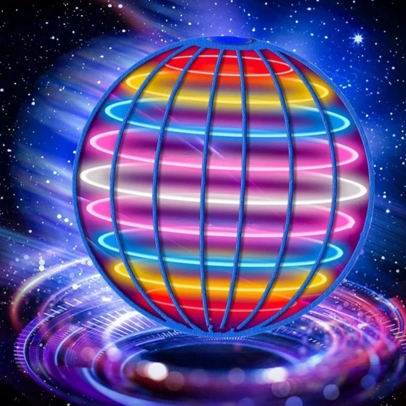 Flying Ball Boomerang Flyorb Magic With LED Lights Drone Hover Ball Fly Nova Orb Flying Spinner Fidget Toys Children Gift eprolo