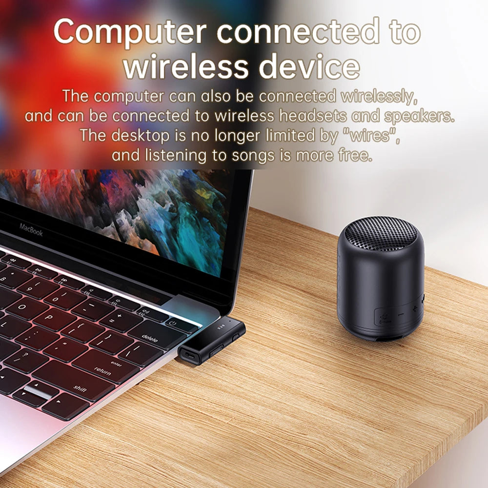Bluetooth Audio Adapter for Car AUX, TV & PC