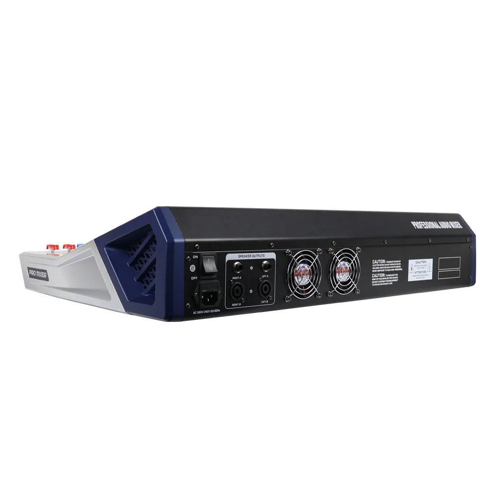 16-Channel 350W Audio Mixer Amplifier with DSP Effects