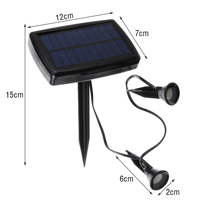 New Style Garden Lawn Solar Powered Outdoor LED Spike Light Path Landscape Waterproof IP65 Mini Solar Flood Lawn Lamp