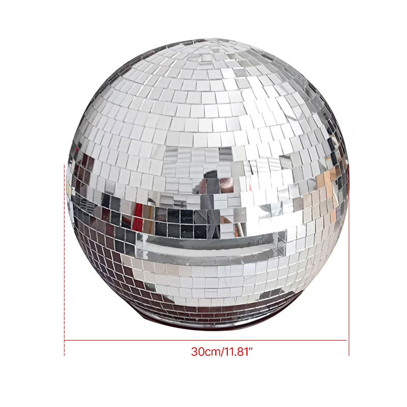 Silver Mirror Helmet Mask, Reflective Disco Costume Headgear for EDM Raves, Music Festivals, DJ Stage Performance eprolo