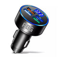 2-PACK PBG 4-Port USB Car Charger with LED Voltage Display - Universal