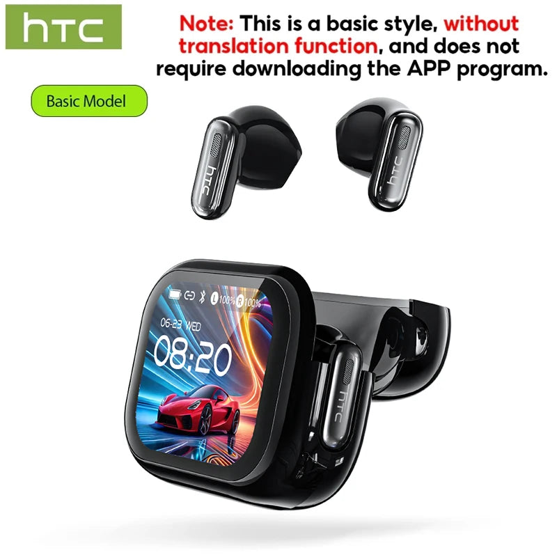 HTC NE68 Wireless Bluetooth Headphones with AI Translation