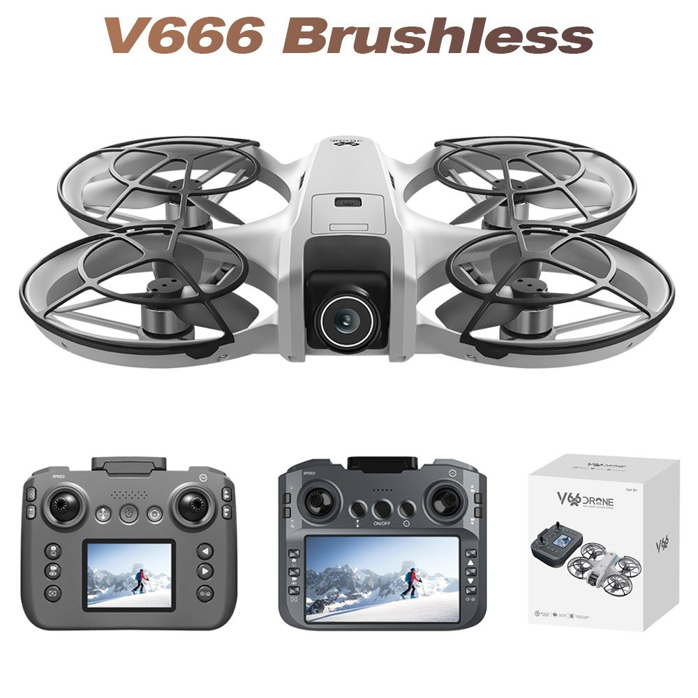 Motor Drone with Screen GPS Aerial Photography Foldable Remote Control Aircraft eprolo