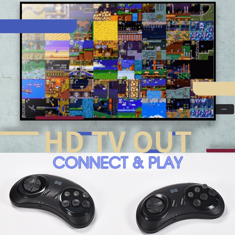 16-bit retro HDMI gaming console product image