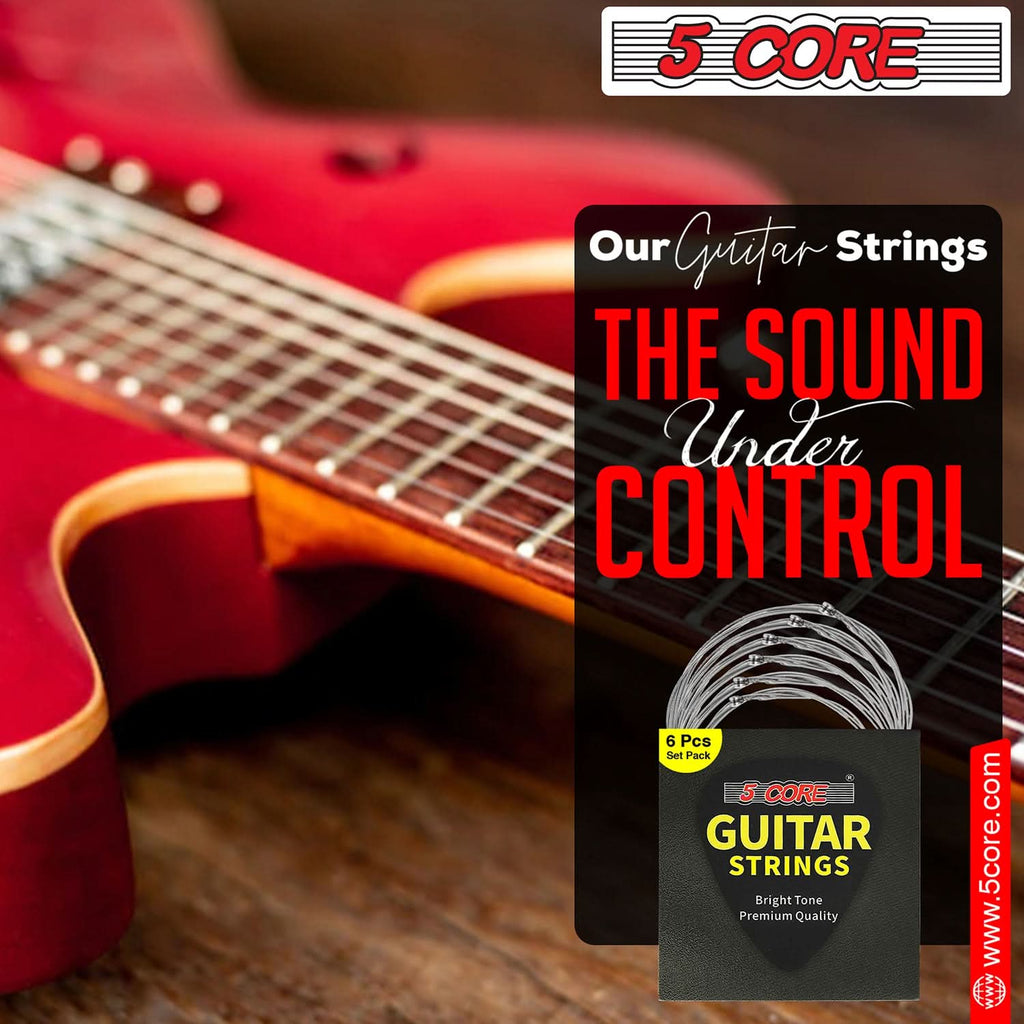 5 Core Electric Guitar Strings for 6 String Guitars Nickel Plated