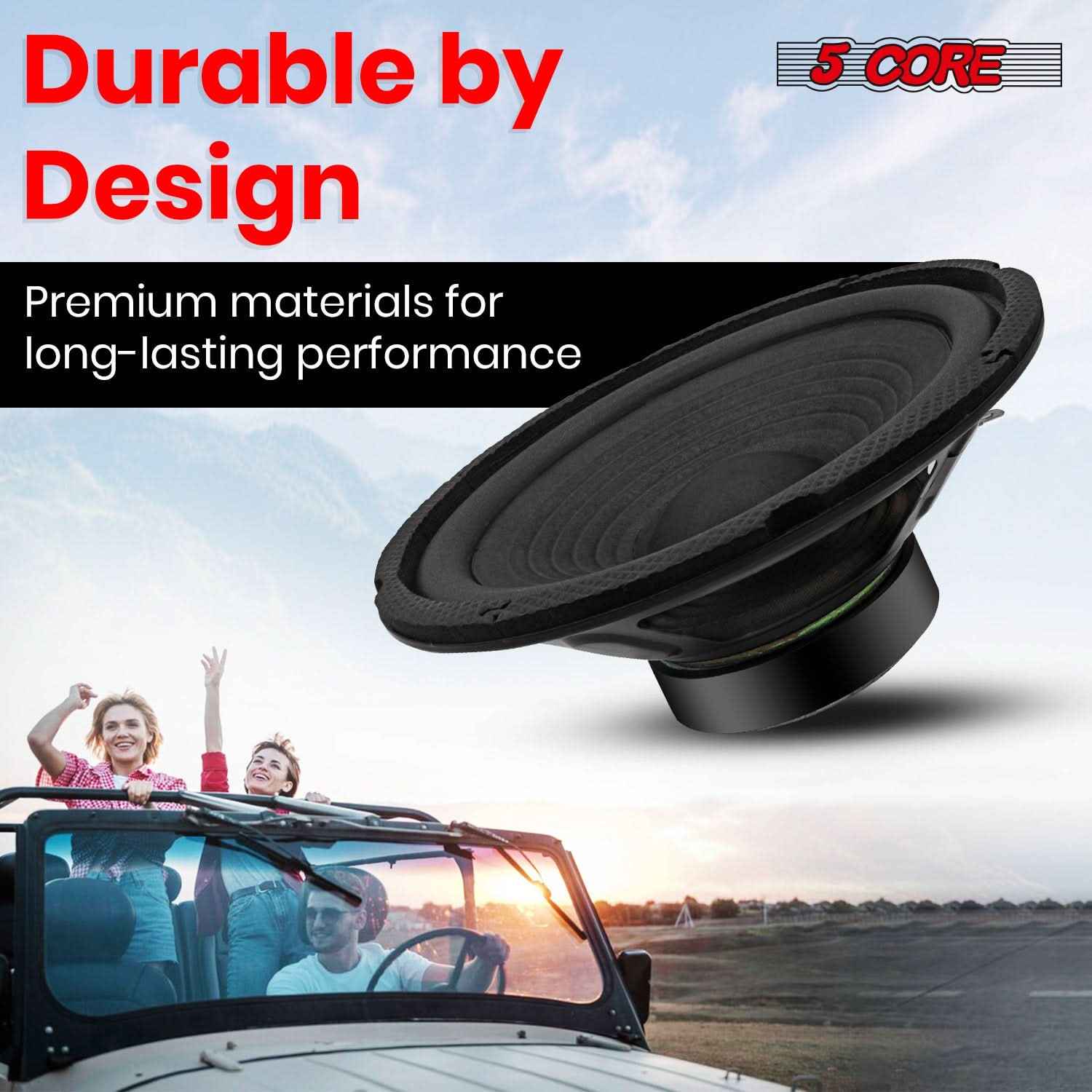 5Core 6.5 Inch Subwoofer speaker 300Watt Car Subwoofer 4Ohm