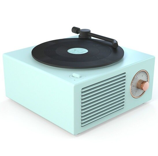 B10 Atomic Bluetooth Speakers Retro Vinyl Player Desktop Wireless Creative Multifunction Mini Stereo Speakers eprolo