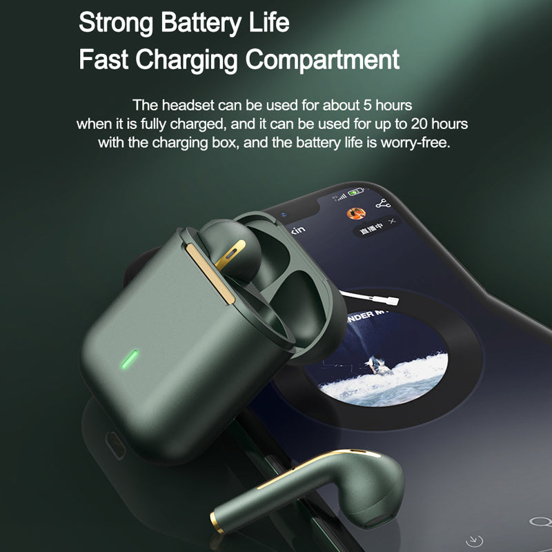 J18 Noise-Reducing TWS Wireless Earbuds