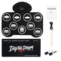 Foldable 9-Pad Electronic Drum Kit for Beginners