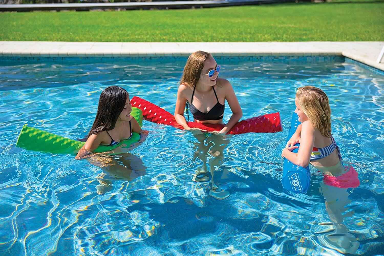 WOW Watersports Dipped Foam Pool Noodle Lime Green
