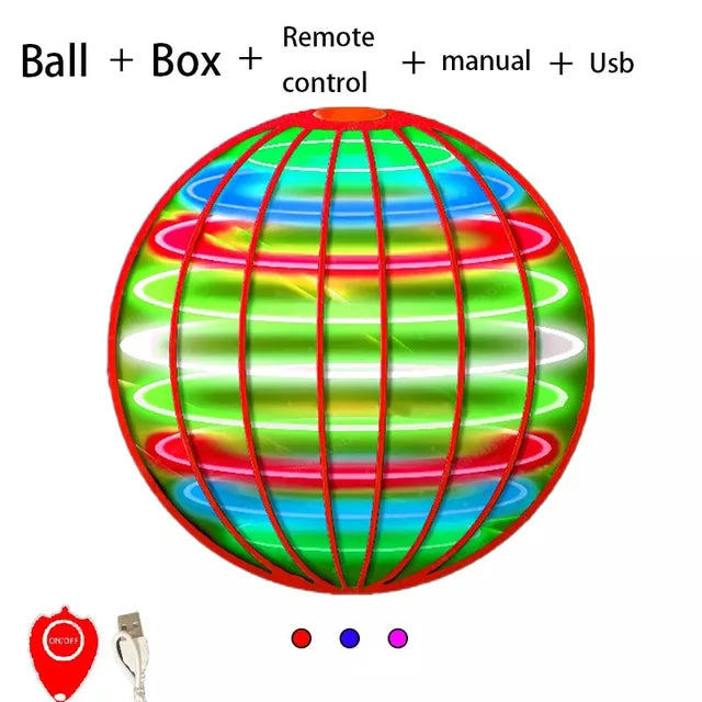 Flying Ball Boomerang Flyorb Magic With LED Lights Drone Hover Ball Fly Nova Orb Flying Spinner Fidget Toys Children Gift eprolo