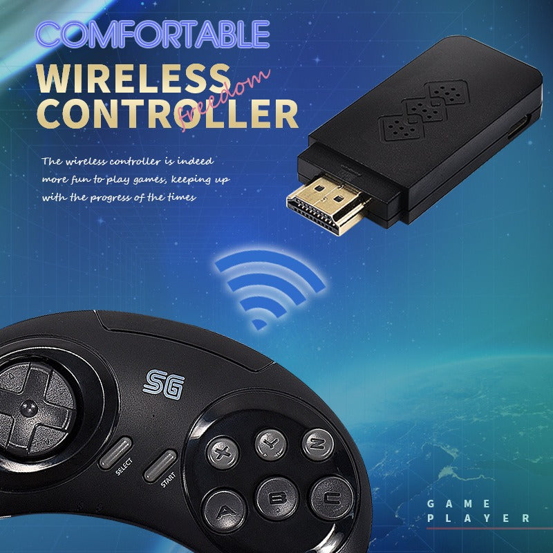 16-bit gaming console variant with game-count option