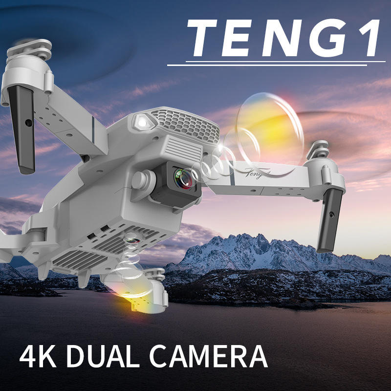 E88 Drone HD Camera Quadcopter Long Range Air Pressure Fixed Height Children's Remote Control Aircraft Drone eprolo