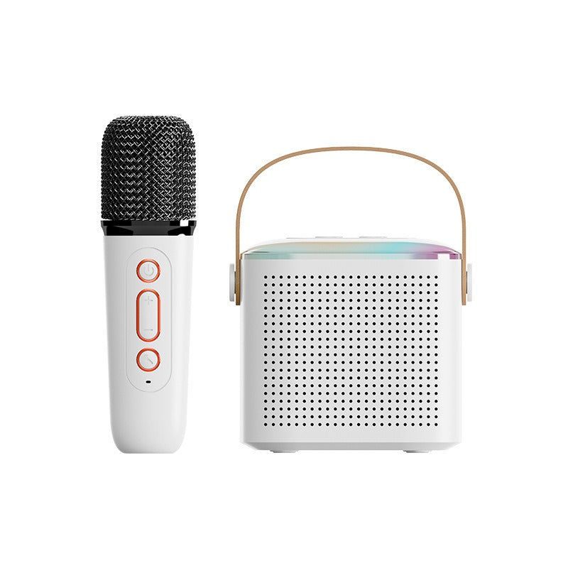 Mini Bluetooth Karaoke Speaker with Wireless Microphone product photo