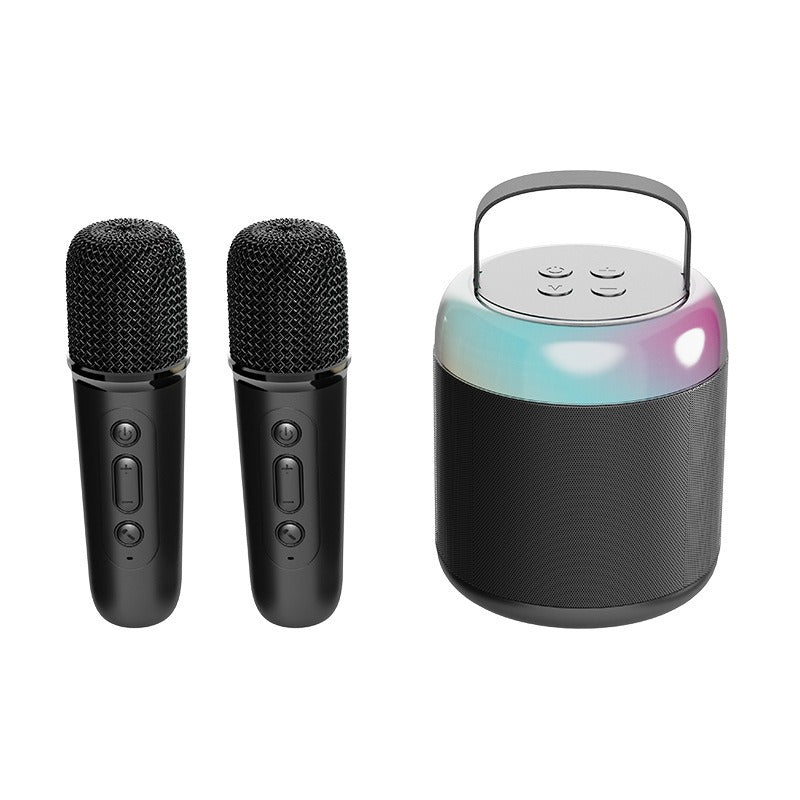 Mini Bluetooth Karaoke Speaker with Wireless Microphone product photo
