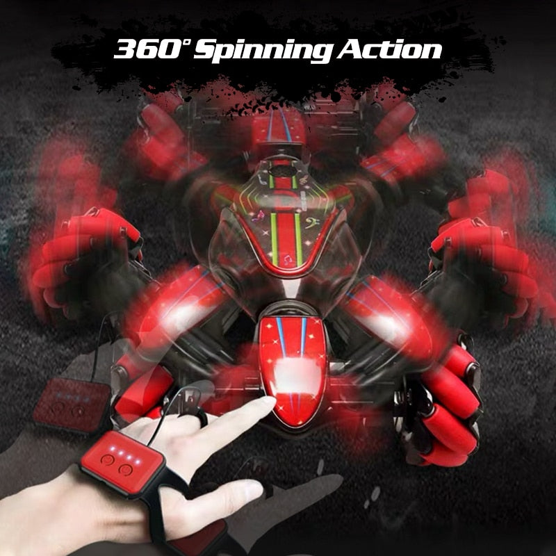 Remote Control Car Stunt Cars Toys for Boys Gesture Induction Twist Cars Machine on the Radio Electric Carros Drift RC Car eprolo