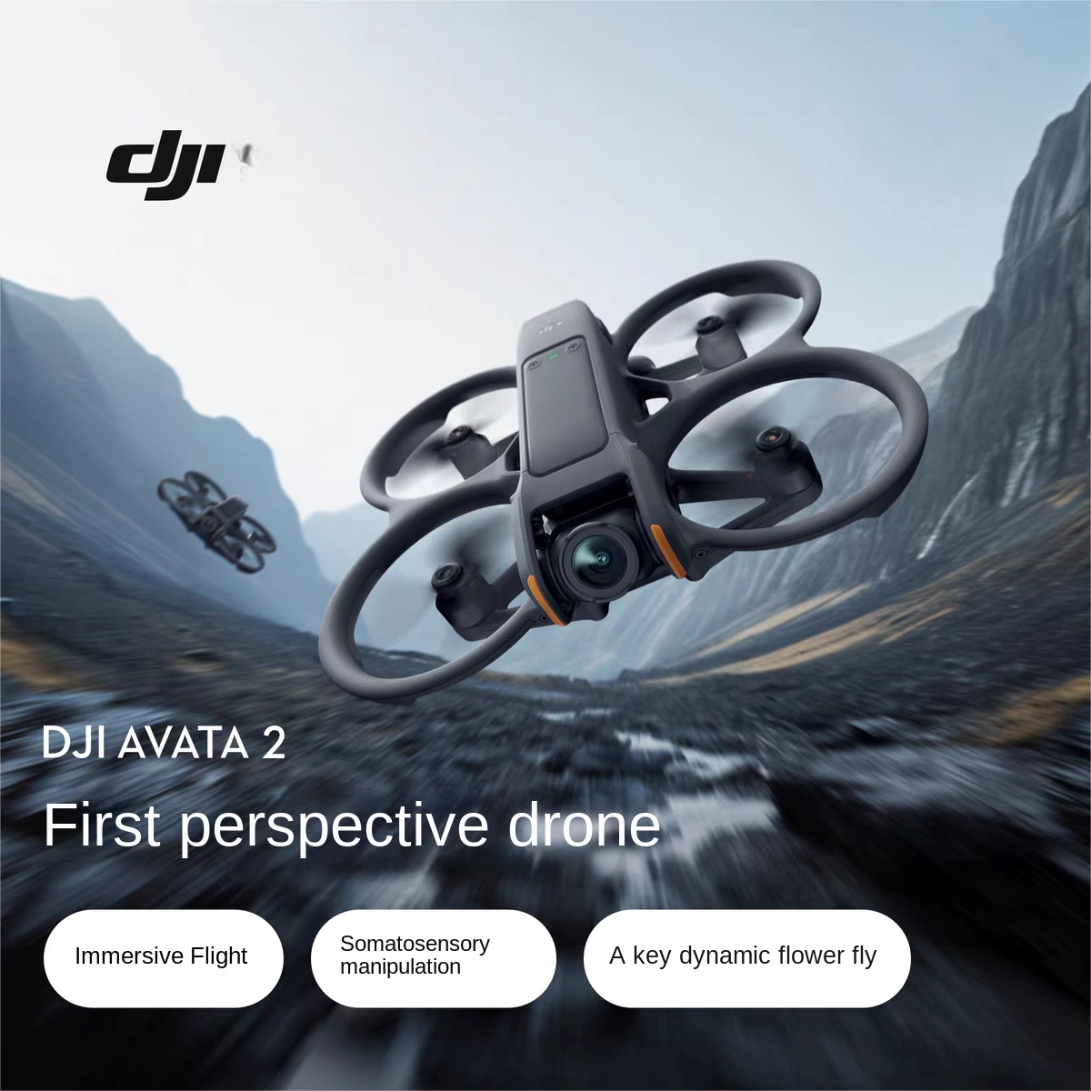DJI Avata 2 First Perspective Aerial Photography Drone Flight Glasses Sensory Control Immersive Flight eprolo