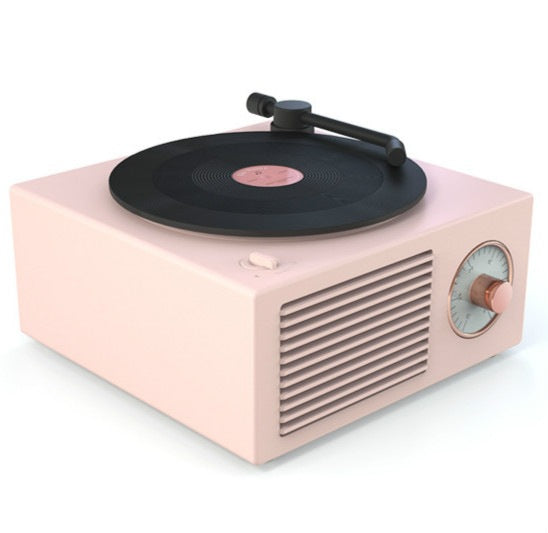 B10 Atomic Bluetooth Speakers Retro Vinyl Player Desktop Wireless Creative Multifunction Mini Stereo Speakers eprolo