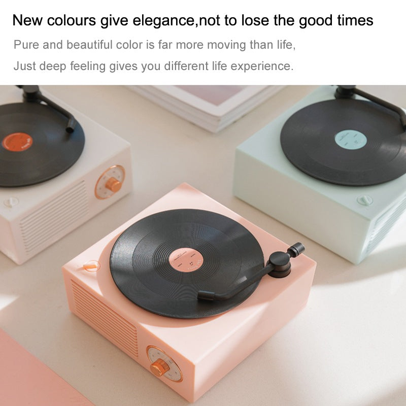 B10 Atomic Bluetooth Speakers Retro Vinyl Player Desktop Wireless Creative Multifunction Mini Stereo Speakers eprolo