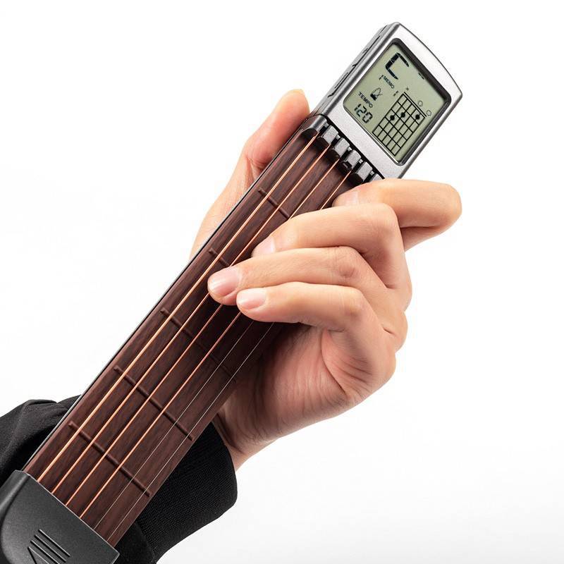 SCT-80 Pocket Neck Guitar Finger Practice with Screen Display Beat