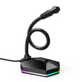 RGB USB Desktop Microphone with Flexible Stand product photo