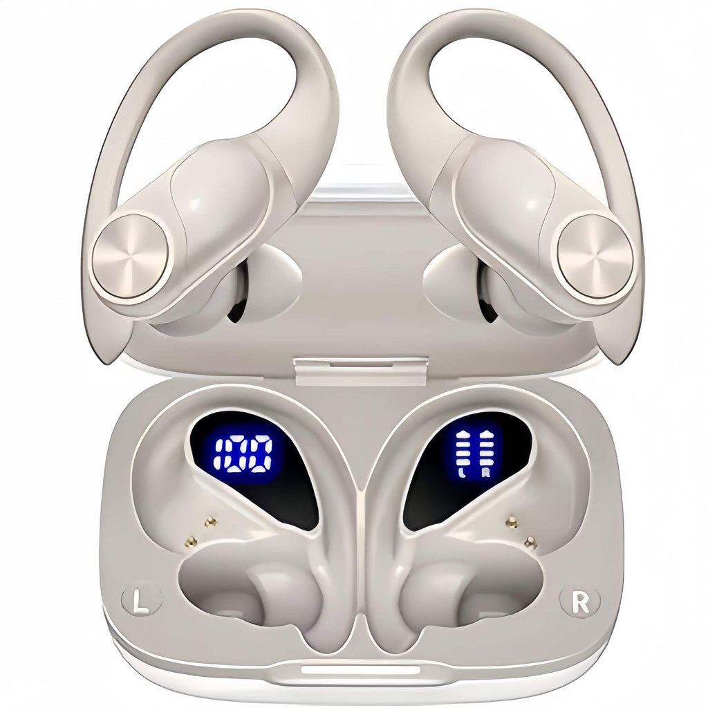Wireless Bluetooth Long Range Sports Running Noise cancelling Earbuds