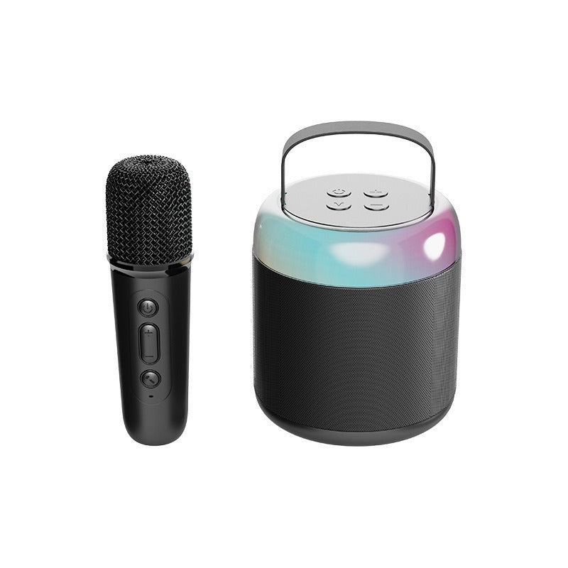 Mini Bluetooth Karaoke Speaker with Wireless Microphone product photo