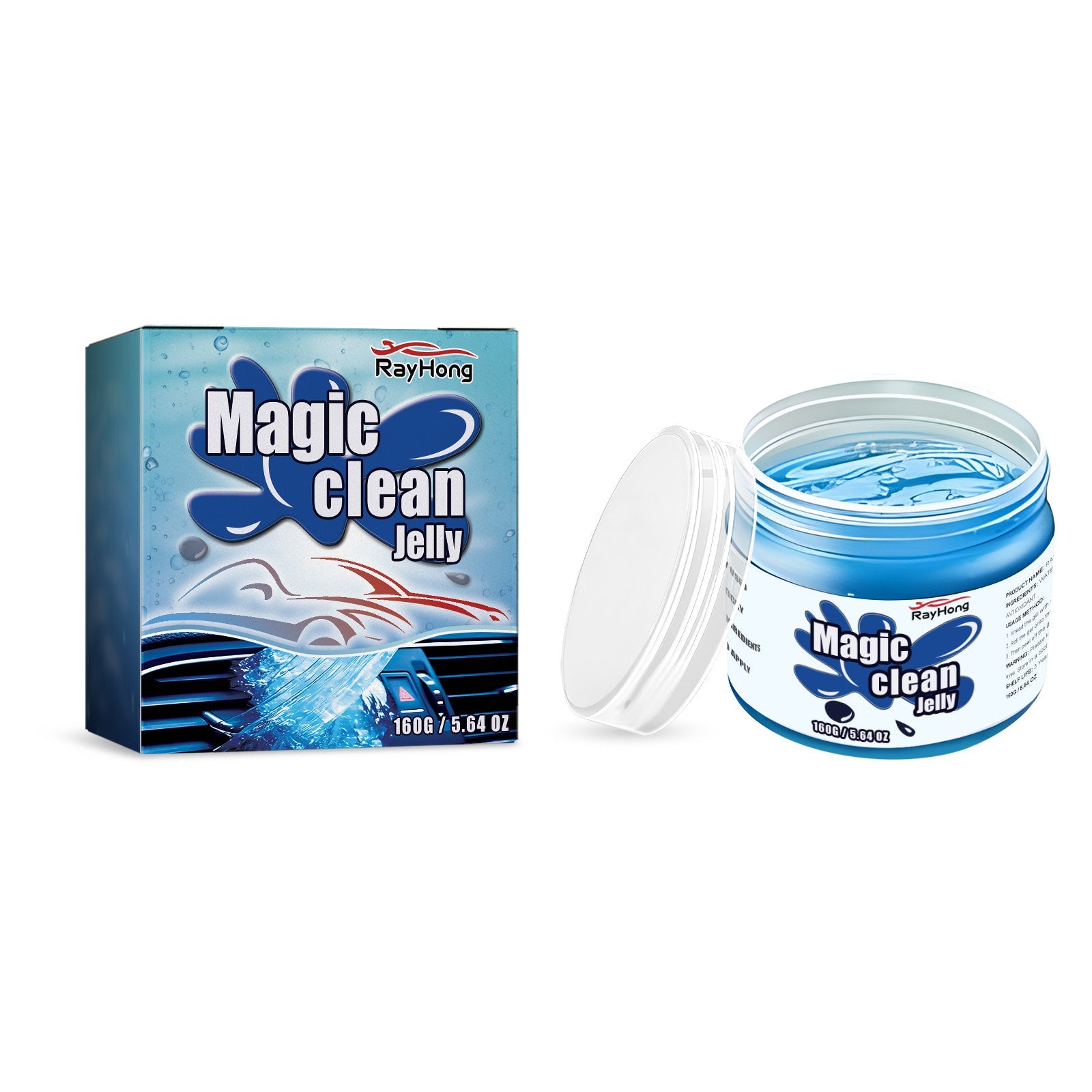 Magic Clean Jelly, Car Interior Seat Wash-Free Refurbished Cleaning Portable Decontamination Device eprolo